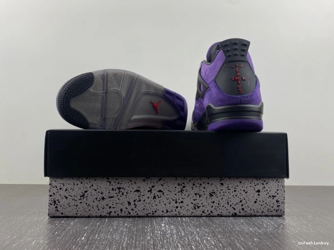 Travis Scott x Jordan Suede Purple 4 Air 0919